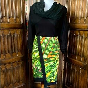 NWT Tiki Inspired Skirt 16W- TikiO